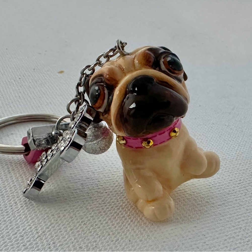 Pug Key Ring by Blue Witch NEW